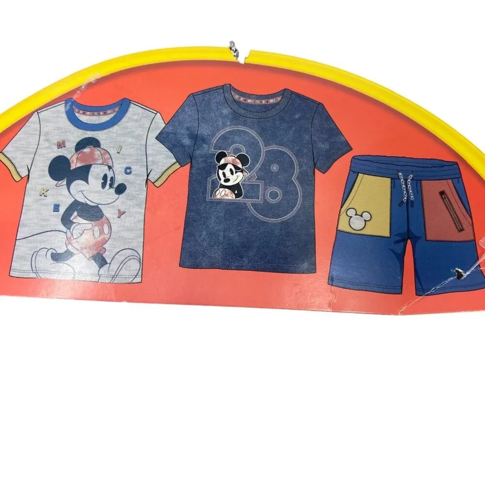 DISNEY MICKEY MOUSE BOYS 3 PIECES SET OUTFIT SZ‎ 5 NWT
